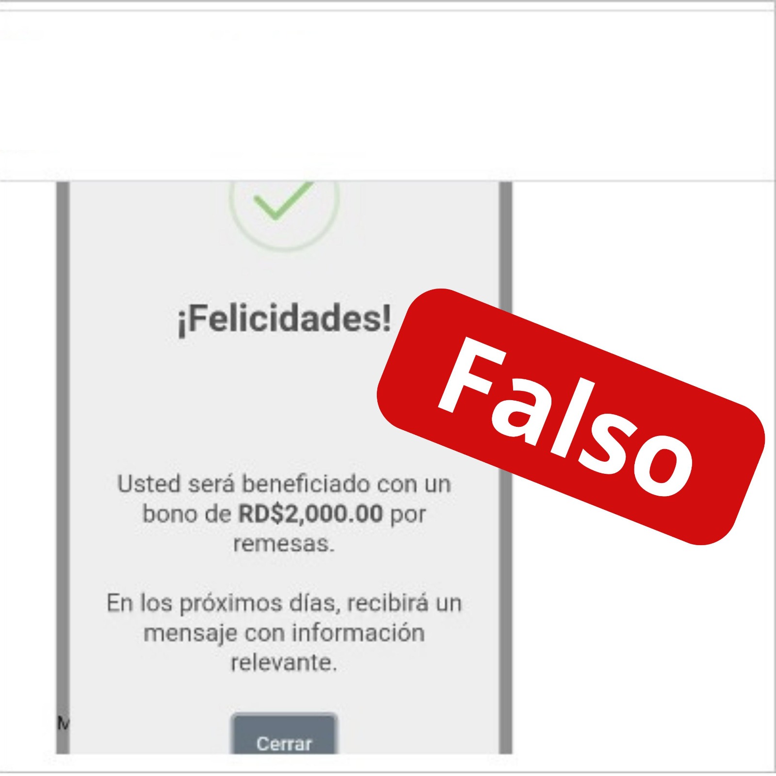 El Ministerio de Educación no está dando ningún bono de RD$2,000