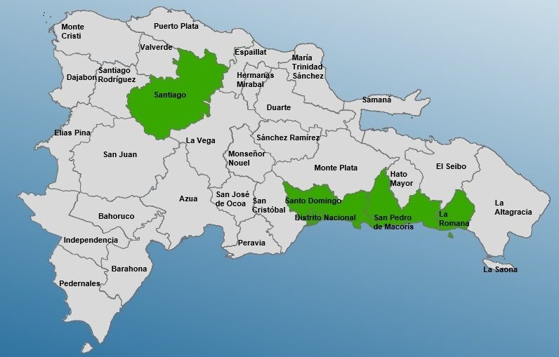 El Distrito Nacional y Santo Domingo en alerta verde por vaguada 