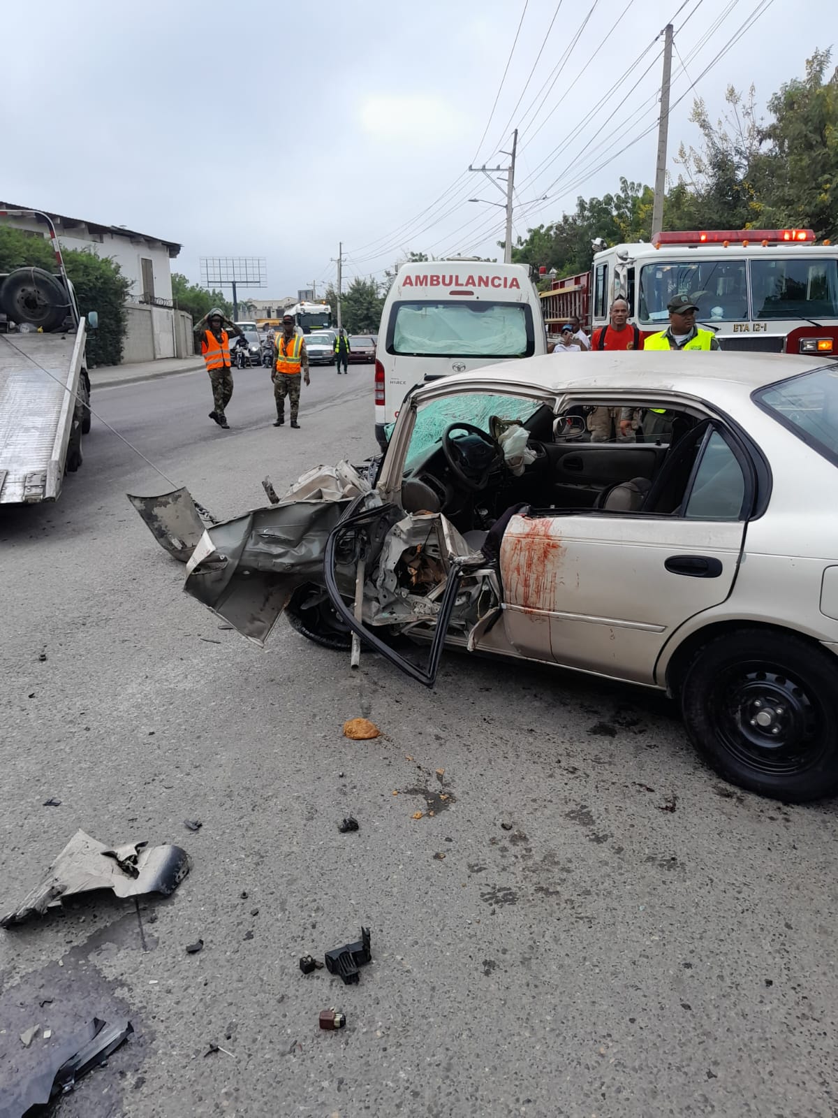 8 heridos tras accidente de tránsito en Santiago