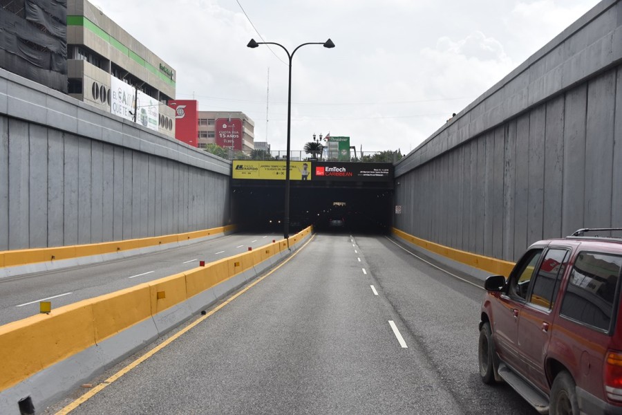Obras Públicas anuncia trabajos de mantenimiento en el túnel de la avenida 27 de Febrero