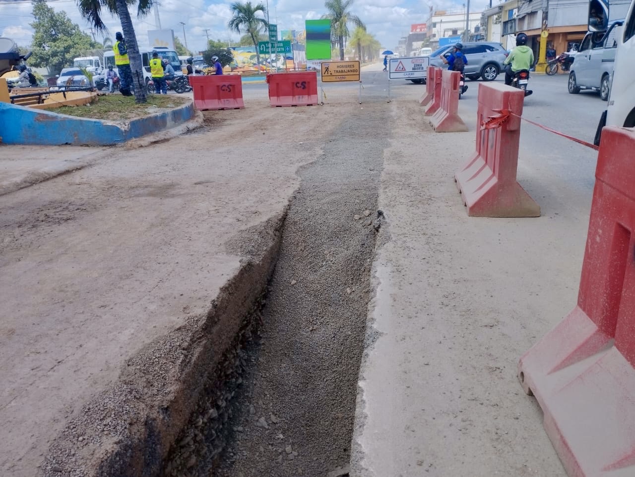 CAASD concluye con éxito intervención de sistema sanitario en avenida Las Américas, SDE
