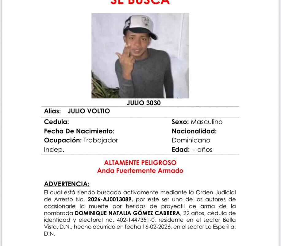 Caso Masha: Identifican y activan búsqueda de presuntos autores muerte de joven Dominique Natalia Gomez Cabrera