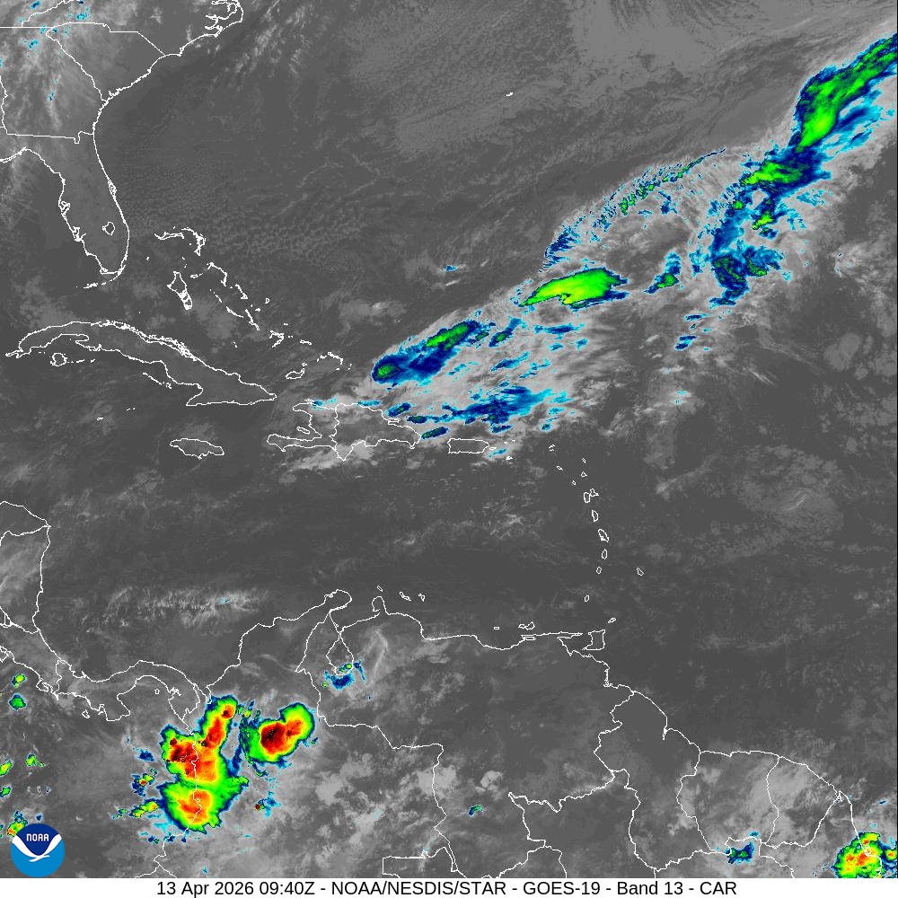 Indomet advierte sobre aguaceros fuertes, tormentas eléctricas y ráfagas de viento por fortalecimiento de vaguada 