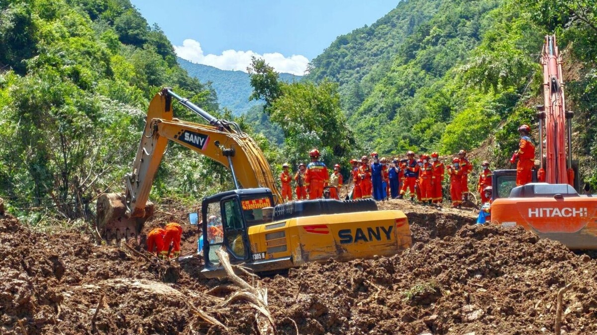 Tragedia en China: deslizamiento de tierra deja 21 muertos