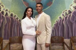 Cristiano Ronaldo y Georgina Rodríguez optan por una boda íntima en casa