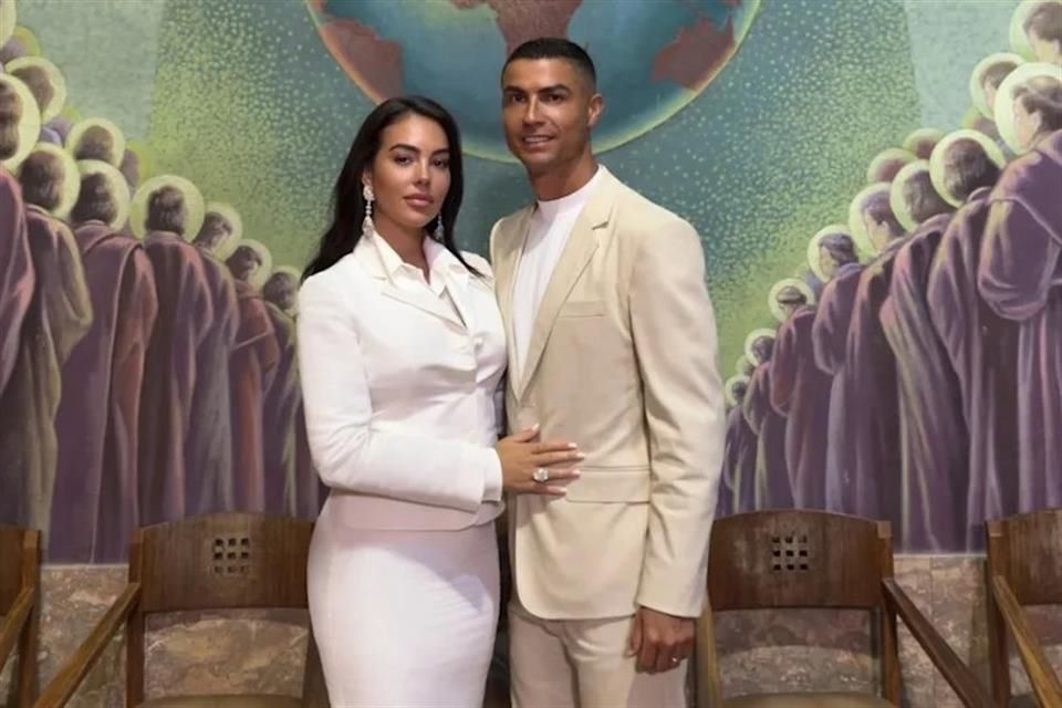 Cristiano Ronaldo y Georgina Rodríguez optan por una boda íntima en casa