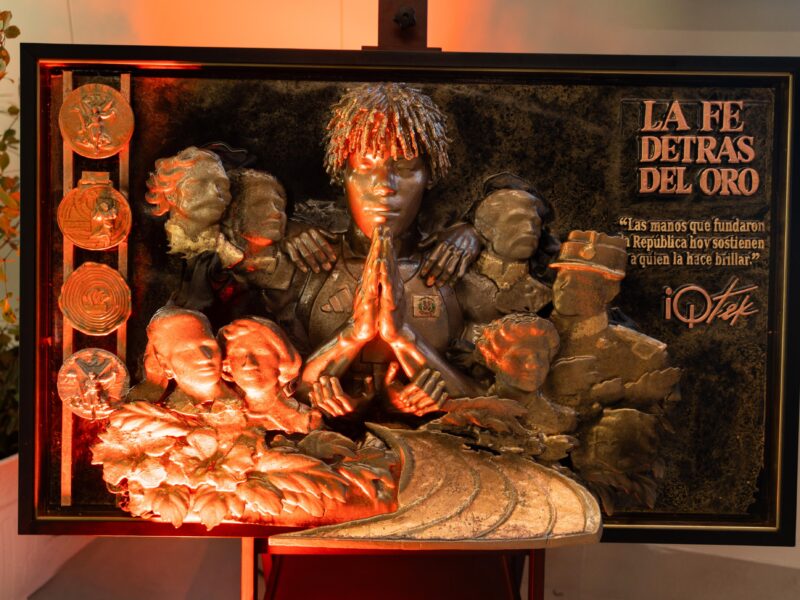 iQtek rinde homenaje a Marileidy Paulino con una obra artística que celebra sus victorias y el orgullo dominicano